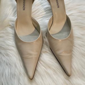 Michael Shannon Leather Heels Sz 9.5